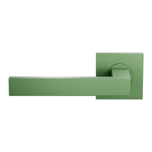 GPF138EL door handle on rose pointing left