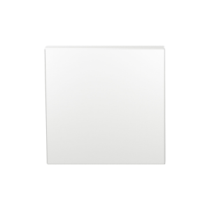 GPF199E blind rose 53x53x6,5 mm white uniform
