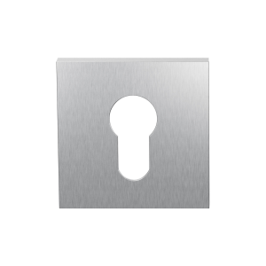 GPF199E cylinder rose 53x53x6,5 mm satin stainless steel