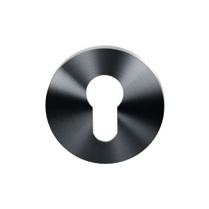 GPF199E cylinder rose 53x6mm PVD anthracite