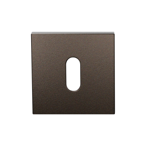 GPF199E keyhole escutcheon 53x53x6,5 mm Dark blend
