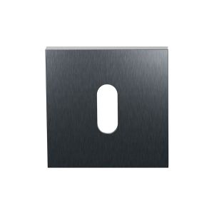 GPF199E keyhole escutcheon 53x53x6,5 mm PVD anthracite