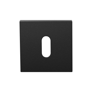 GPF199E keyhole escutcheon 53x53x6,5 mm black