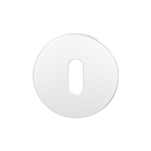 GPF199E keyhole escutcheon 53x6mm white uniform