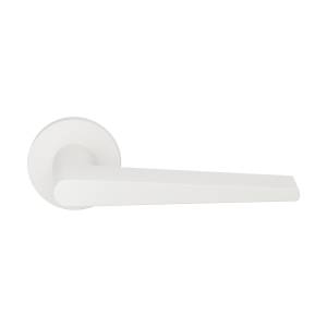 GPF2060.62-00 white Piko door handle on rose 50x8mm