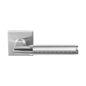 GPF3010.09/49-02 Taura duo door handle on rose 50x50x8mm