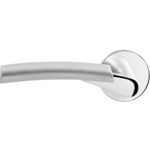 GPF3030.49/09-00L Hine duo door handle on rose 50x8mm left