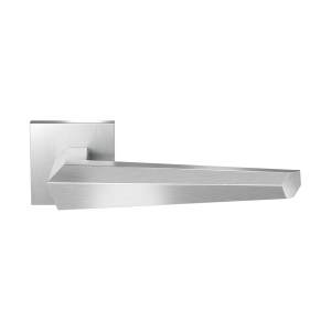 GPF3112.09-02 stainless steel Rua door handle on rose 50x8mm