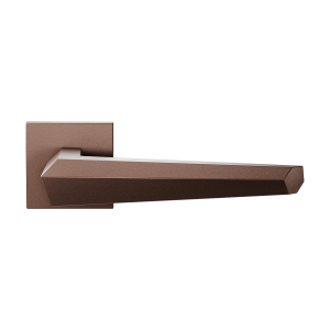 GPF3112.A2-02 Bronze blend Rua door handle on rose 50x8mm