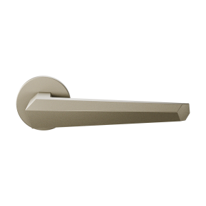 GPF3112.A4-00 Champagne blend Rua door handle on rose 50x8mm