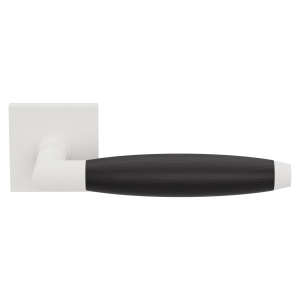 GPF4001.62-H2 Ika XL door handle on square rose white/ ebony