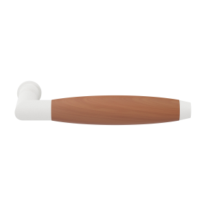 GPF4001.62-H4  Ika XL door handle white/ cherry