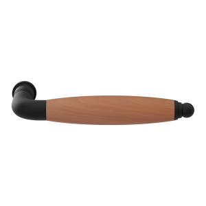 GPF4301.61-H4  Ika XL door handle black/ cherry
