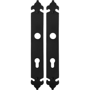 GPF6100.25 long backplate 72PZ wrought iron black