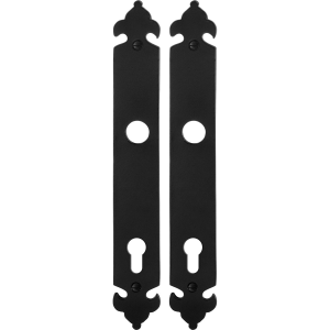 GPF6100.25 long backplate 92PZ wrought iron black