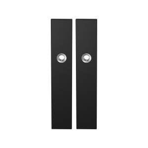 GPF8100.25 long backplate rectangular black