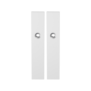 GPF8100.65 long backplate rectangular white