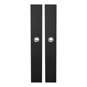 GPF8100.75 long backplate XL rectangular black