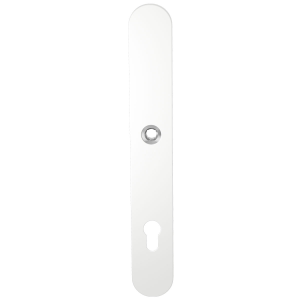 GPF8100.80R long backplate XL rounded 92PZ right handed white