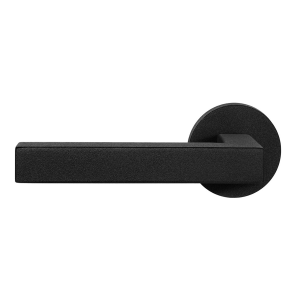 GPF8216.61-00L/R Zaki+ door handle on rose pointing left/ right 50x8mm