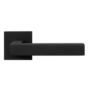 GPF8216.61-02R Zaki+ door handle on rose pointing right 50x50x8mm