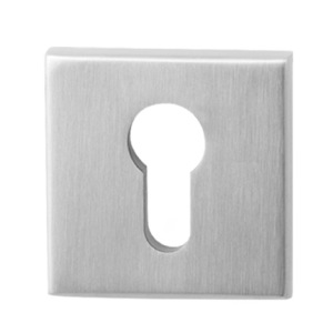 GPF9386.09 square security rose inside 54 mm SKG*** with cylinder pulling stainless steel brushed