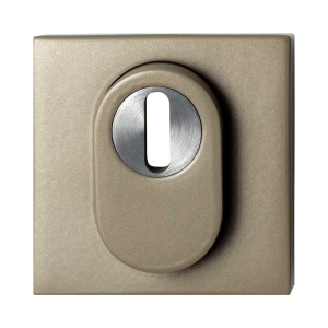 GPF9387.A4.O199 Champagne blend square security rose outside with cylinder pulling protection