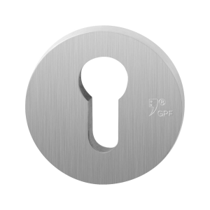 GPF9391.09 round security rose outside 54 mm SKG*** stainless steel brushed