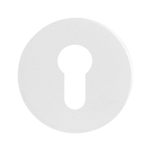 GPF9392.60 round security rose inside 54 mm SKG*** with cylinder pulling white