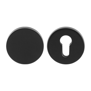 GPF9393.64 round security rose 54 mm SKG*** wrought iron black