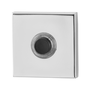 GPF9826.42 Doorbell square 50x50x8 mm polished stainless steel