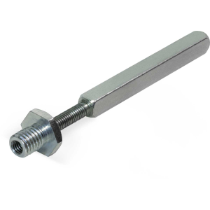 Adjustable excentric lever handle spindle 8x8x75mm plus M6x32mm on bolt M10x16/M6