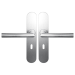 BLA115 door handle on Backplate Lock 56