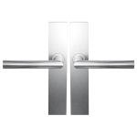 BLA115 door handle on Backplate