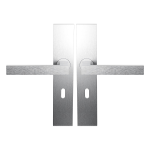 BLA138 door handle on Backplate Lock 56