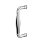 Pull handle Ika satin stainless steel/polished stainless steel 157x62mm