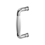 Pull handle Ika polished stainless steel with satin stainless steel 130x60mm