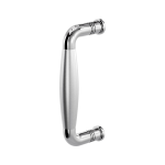 Pull handle Ika polished stainless steel with satin stainless steel 157x62mm