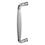 Pull handle Ika polished stainless steel with satin stainless steel 207x63mm