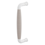 Pull handle Ika white with oak whitewash 207x63mm