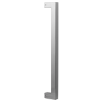 Pull handle satin stainless steel GPF11 30x1000mm height 70mm