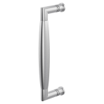 Door pull handle Ika satin stainless steel 207x63mm