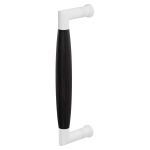 Door pull handle Ika white with ebony 207x63mm