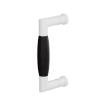 Door pull handle Ika white with ebony