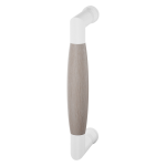 Door pull handle Ika white with oak whitewash