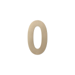 GPF Champagne blend house number 0 L, 200 mm