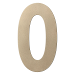 GPF Champagne blend house number 0 XXL, 400 mm