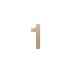 GPF Champagne blend house number 1, 150 mm