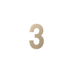 GPF Champagne blend house number 3, 150 mm