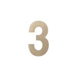 GPF Champagne blend house number 3 L, 200 mm